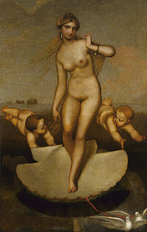Venus Guiding Eneas and the Trojans to the Latin Shore, 1862, William Page