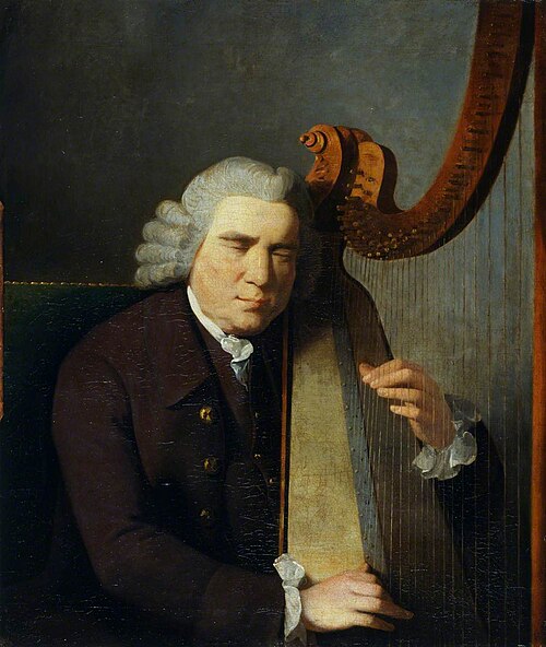 The Blind Harpist, John Parry (1710?–1782), 1770, William Parry