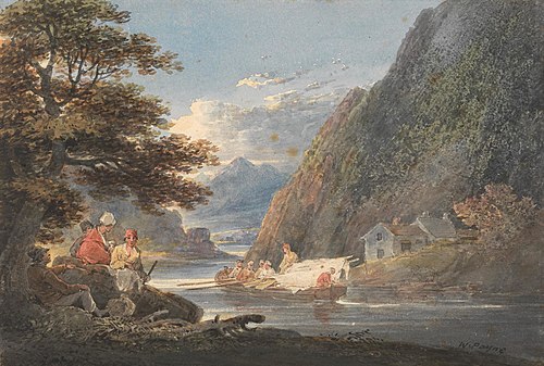 On the River Tivy, near Cardigan, Wales, 1826, William Payne
