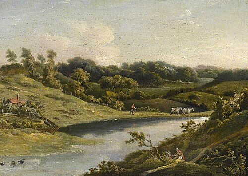 River in Devon, , William Payne