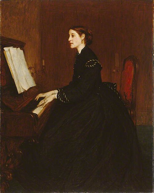 Mrs John Pettie, 1865, William Quiller Orchardson