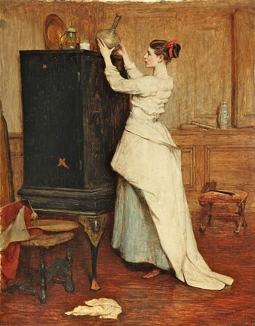 The Chinese Cabinet, 1868, William Quiller Orchardson