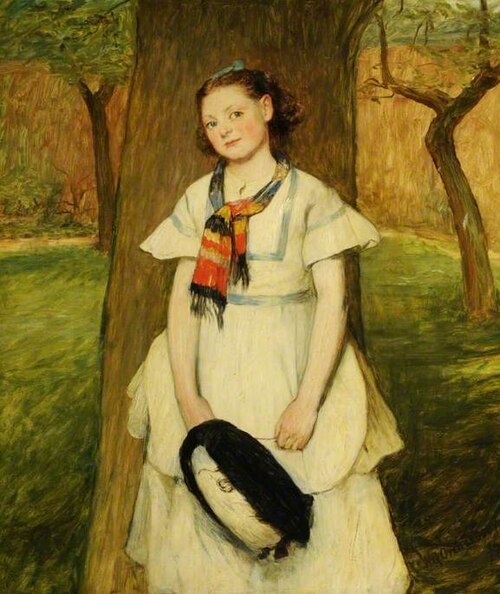 A Girl in a Muslin Dress, 1871, William Quiller Orchardson