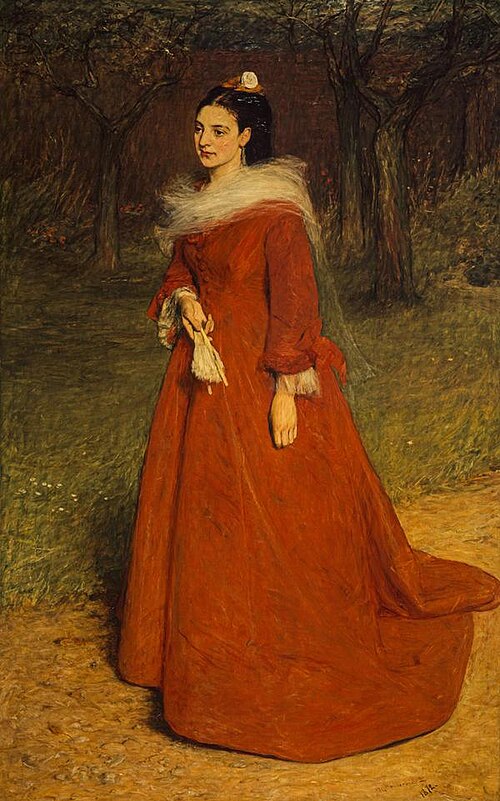 The Artist's Wife (Ellen Moxon, Lady Orchardson, 1853 - 1917), 1872, William Quiller Orchardson