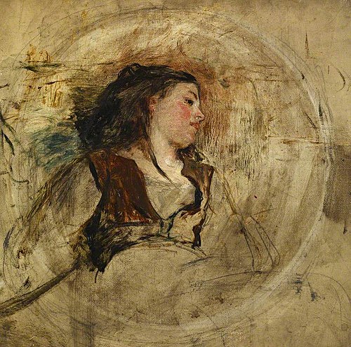 The Artist's Wife (Ellen Moxon, later Lady Orchardson, c 1854 - 1917), , William Quiller Orchardson