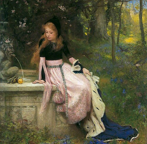The Princess and the Frog, 1894, William Robert Symonds