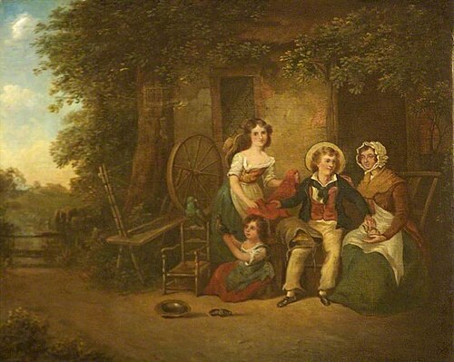 The Sailor Boy's Return from a Prosperous Voyage, 1792, William Redmore Bigg