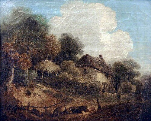 Scene near Winchester, Hampshire, 1797, William Redmore Bigg