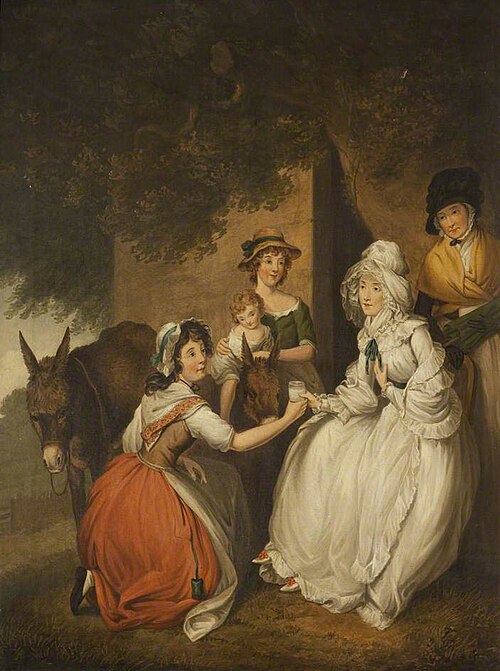 A Glass of Milk, 1815, William Redmore Bigg