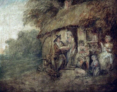 Outside a Country Inn, , William Redmore Bigg