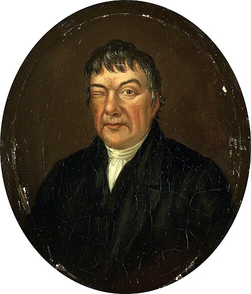 Reverend Christmas Evans (1766–1838), 1835, William Roos