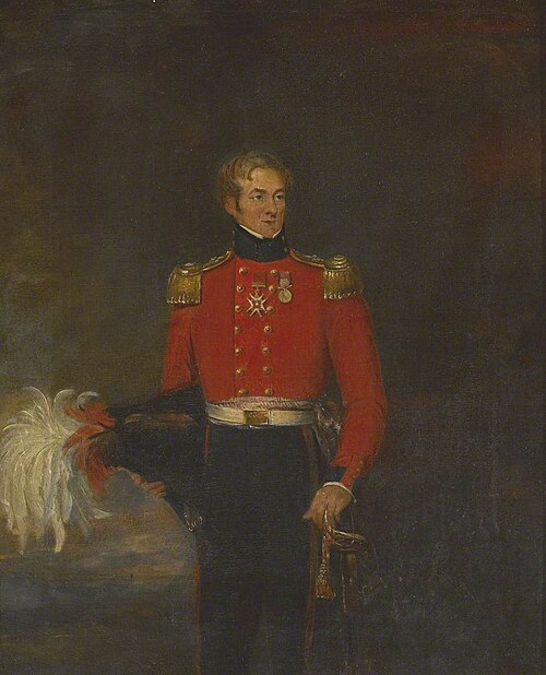 Colonel Sir Richard Llewellyn, 28th Regiment of Foot, 1835, William Salter