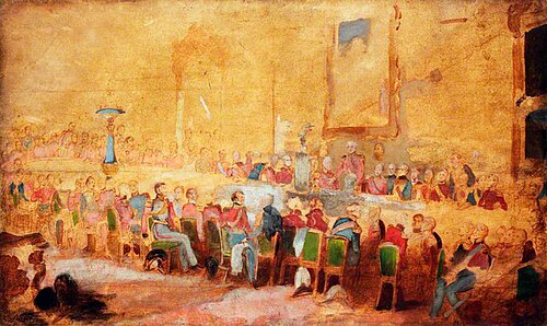 The Waterloo Banquet, 1836, William Salter