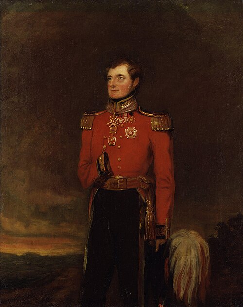 Fitzroy James Henry Somerset, 1st Baron Raglan, 1838, William Salter