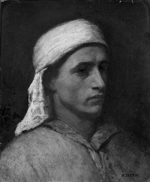 Arab Head, 1880, William Sartain