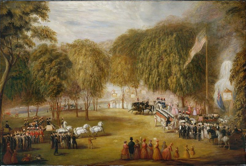 Railroad Jubilee on Boston Common, 1851, William Sharp