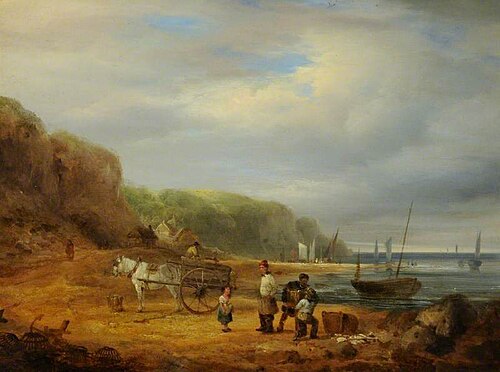 Coast Scene, 1822, William Shayer
