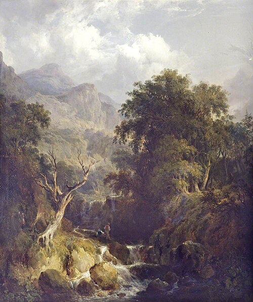 Plinlimmon and the Sources of the Wye, 1834, William Shayer