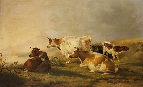 Cattle, 1840, William Shayer