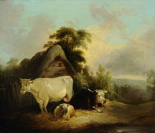 The White Cow, 1840, William Shayer