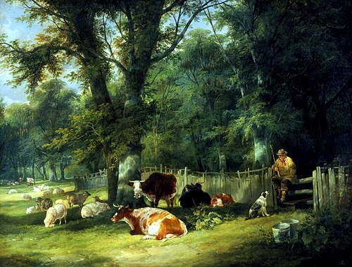 A Shady Corner, 1840, William Shayer