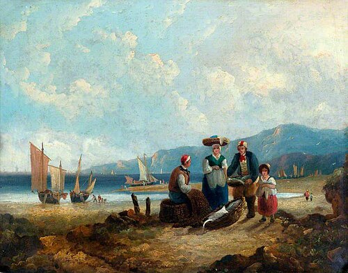 Coast Scene, 1841, William Shayer