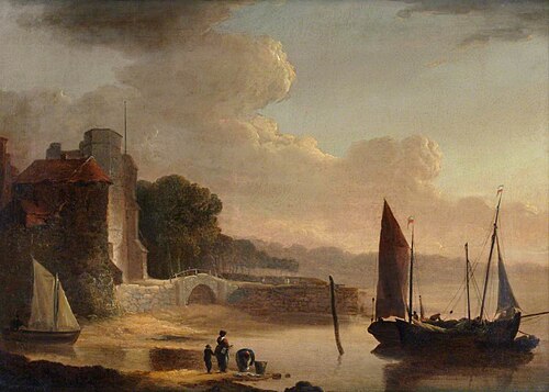 Mouth of the Old Canal, 1842, William Shayer