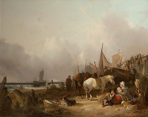 Coast Scene with Donkey, , William Shayer