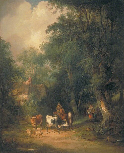 Milking Time, , William Shayer