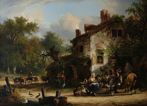 The Rabbit Seller, , William Shayer