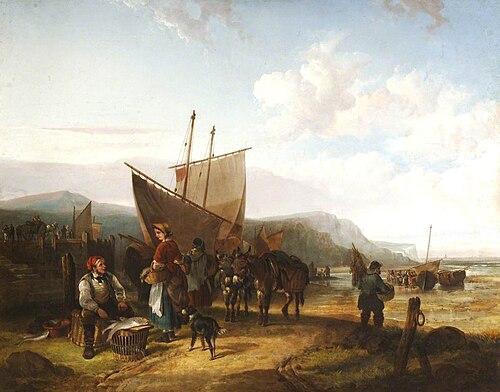 Coast Scene, , William Shayer