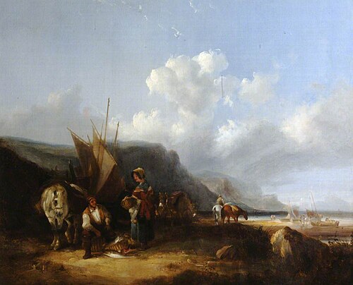 Coast Scene, , William Shayer