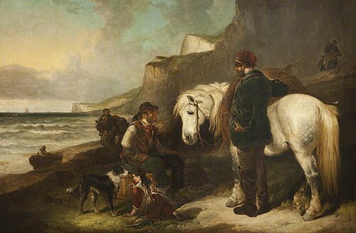 Fisherfolk, 1850, William Shayer