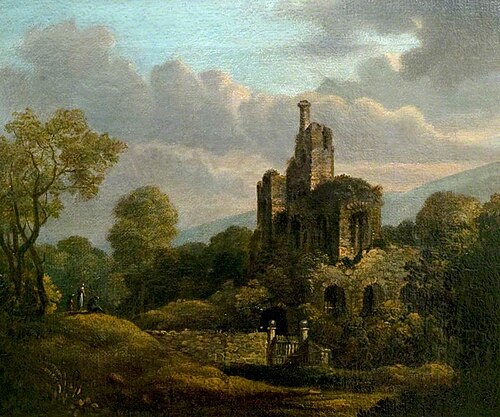 Landscape with a Ruined Castle, , William Shayer
