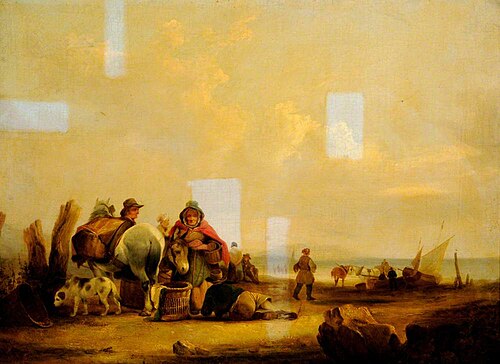 Coast Scene, , William Shayer