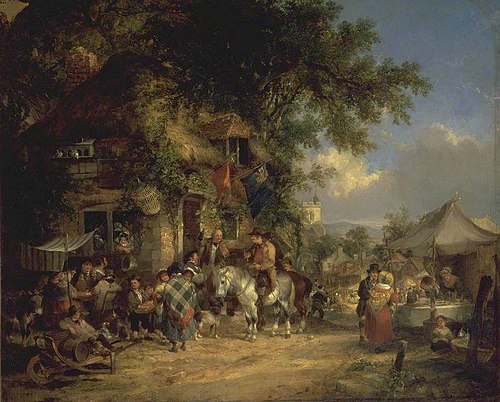 A Village Festival, 1843, William Shayer