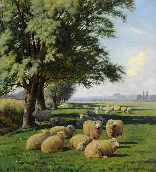 Near Canterbury, Kent, 1904, William Sidney Cooper