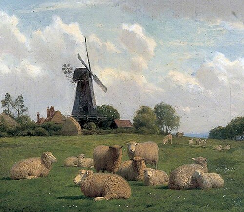 Herne Mill, Kent, 1914, William Sidney Cooper