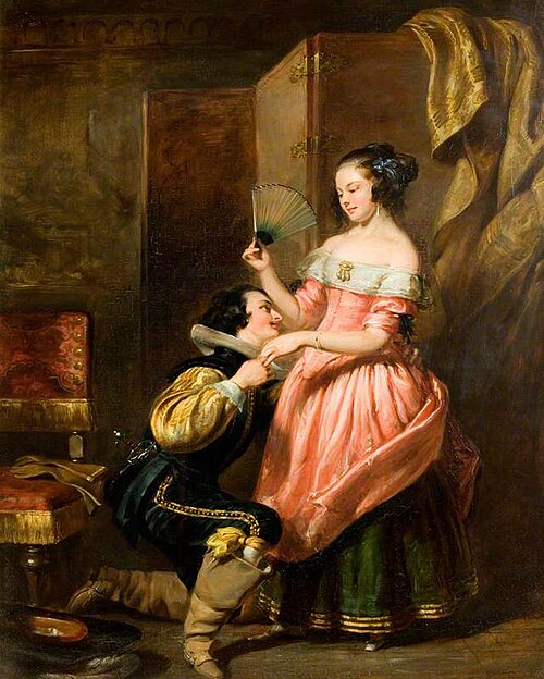 Gil Blas Introducing Himself to Laura, 1840, William Simson