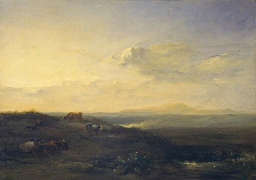 Solway Moss: Evening, 1830, William Simson