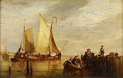 A Scene in Holland, 1828, William Simson