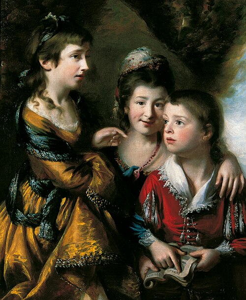 The Sanderson Children, 1775, William Tate