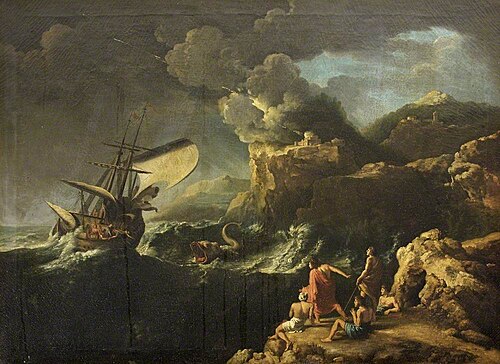 Jonah and the Whale (after Dughet), 1758, William Taverner