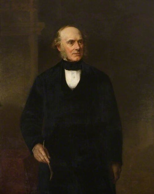 Portrait of Peter Hollins (1800-1886), 1868, William Thomas Roden