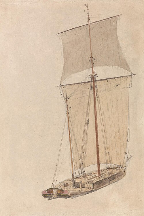 The "Friend" Sailing Vessel at Upton-on-Severn, , William Turner of Oxford