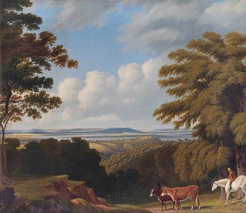 A Bend of the Severn, 1840, William Turner of Oxford