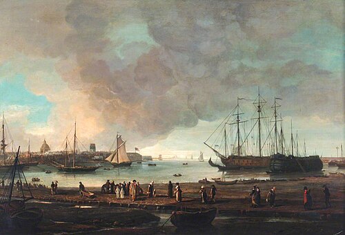 Portsmouth from Gosport, , William Turner of Oxford
