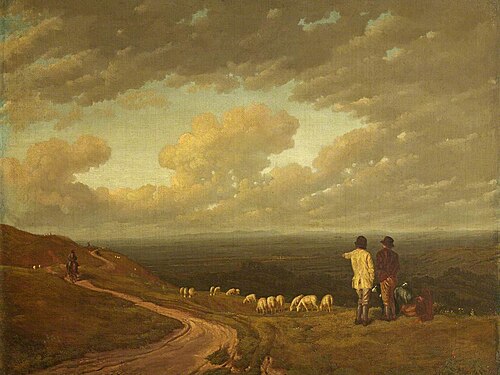 View from Worcestershire Beacon, , William Turner of Oxford