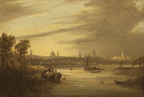 West Prospect of Oxford, , William Turner of Oxford