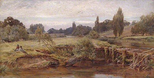 The Thames at Shiplake Lock, Oxfordshire, , William Gosling